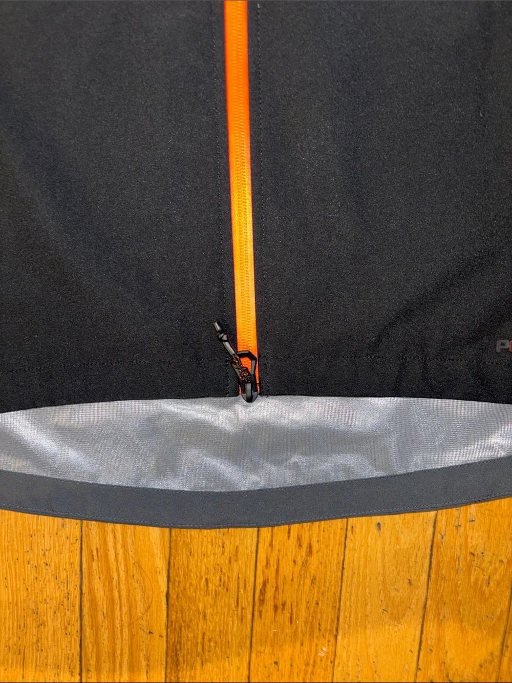 Portwest NWT EV460 Waterproof Shell Jacket - Charcoal, Black & Orange - Large